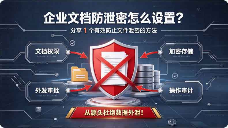 企业文档防泄密怎么设置？分享 1 个有效防止文件泄密的方法，从源头杜绝数据外泄！(图2)
