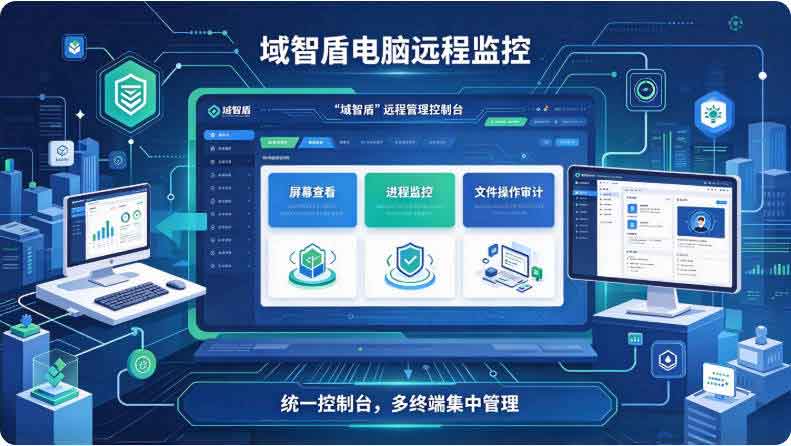 远程监控电脑的方法有哪些？域智盾软件的电脑远程监控功能，轻松又实用！(图3)