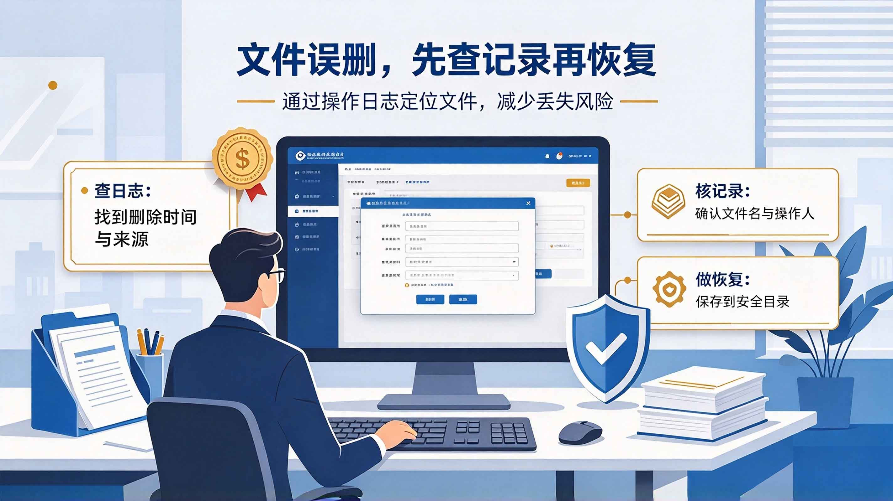 文件删除记录在哪看？1 个方法教你查看，彻底恢复防删除！(图2)