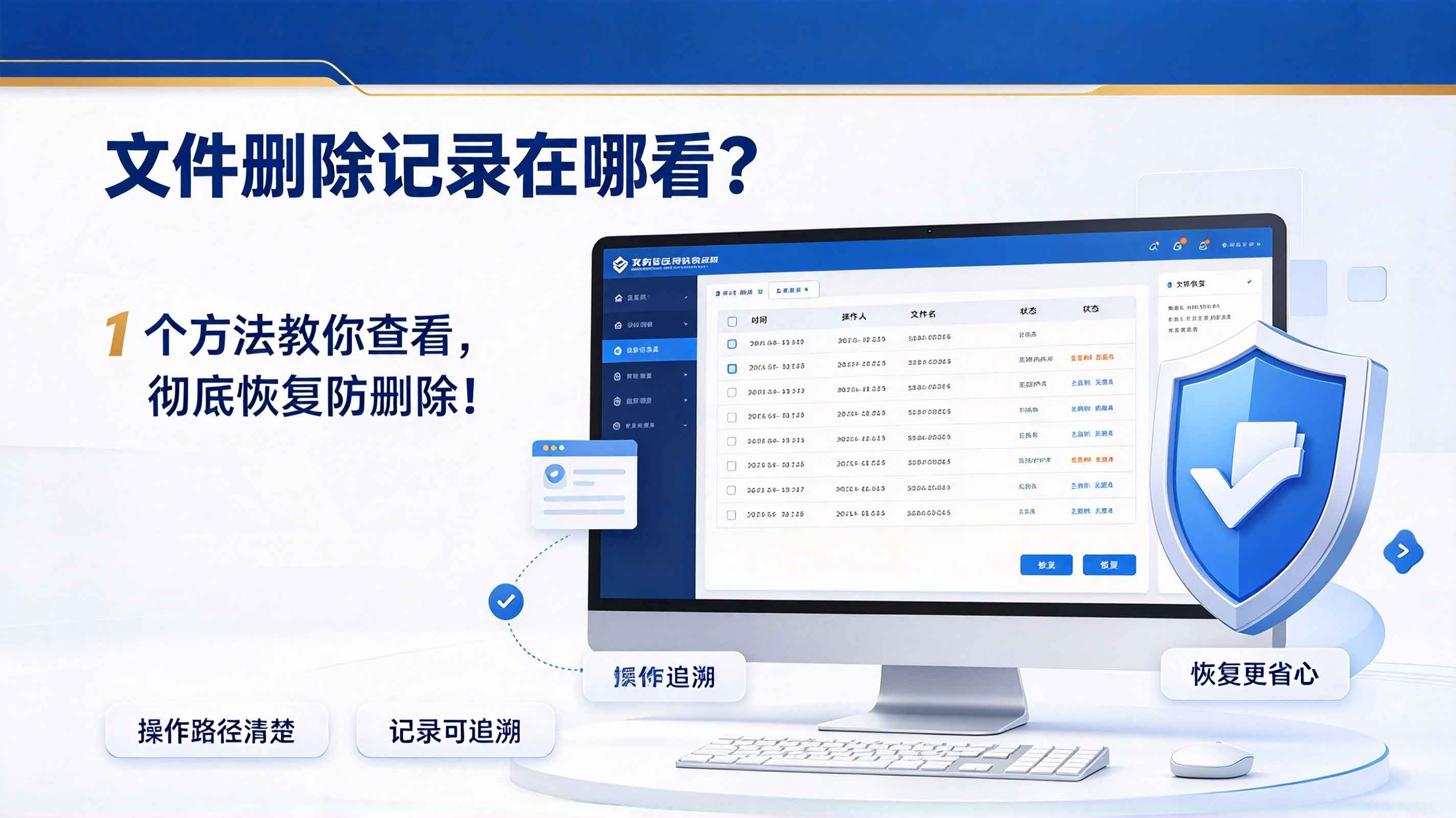 文件删除记录在哪看？1 个方法教你查看，彻底恢复防删除！(图3)