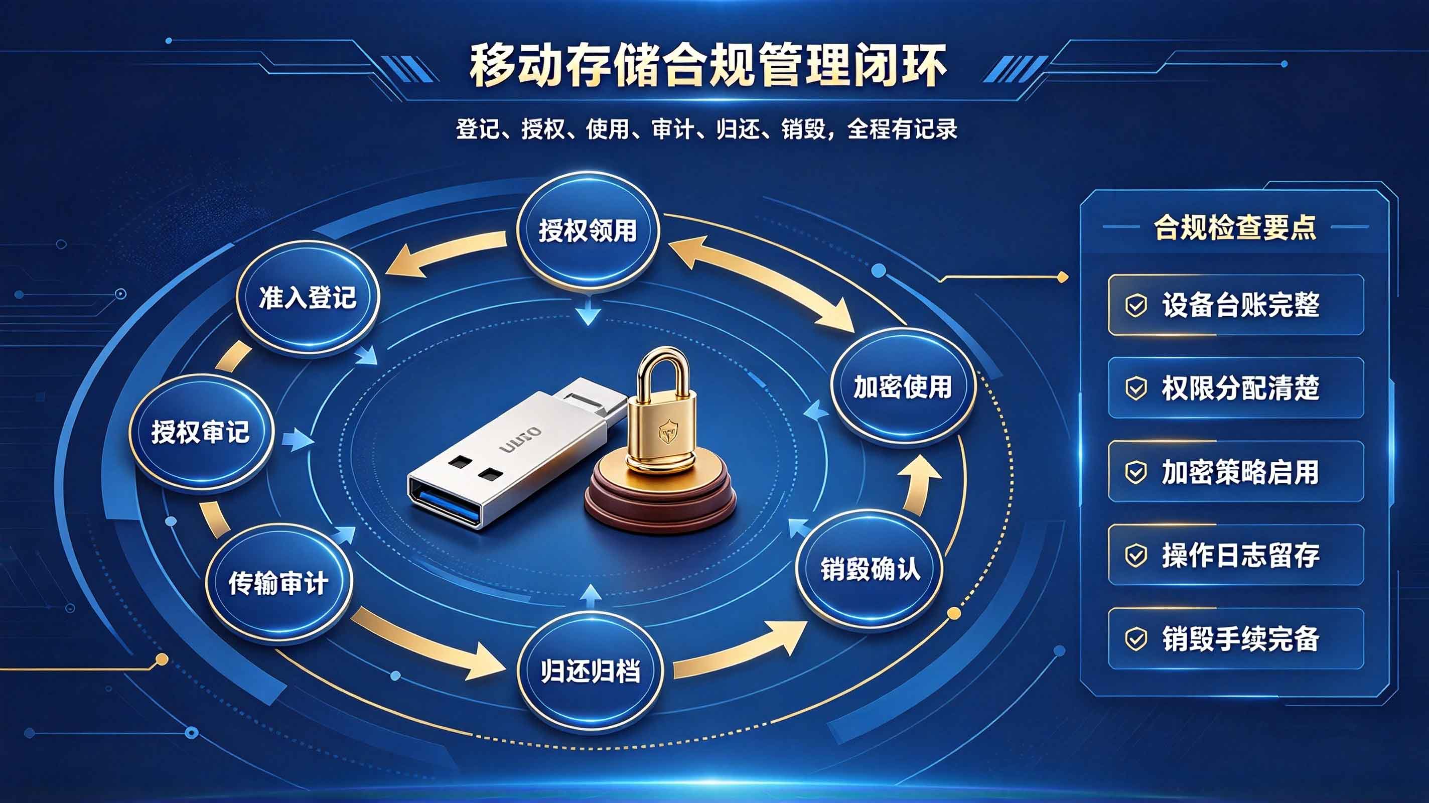 移动存储合规管理措施有哪些?移动存储介质全生命周期保密合规指南!(图2) 移动存储合规管理措施有哪些?移动存储介质全生命周期保密合规指南!(图2)