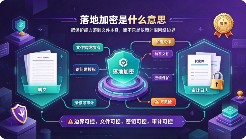 涉密文档该怎么加密才稳妥？落地加密是什么意思？30 秒教会你！(图3)