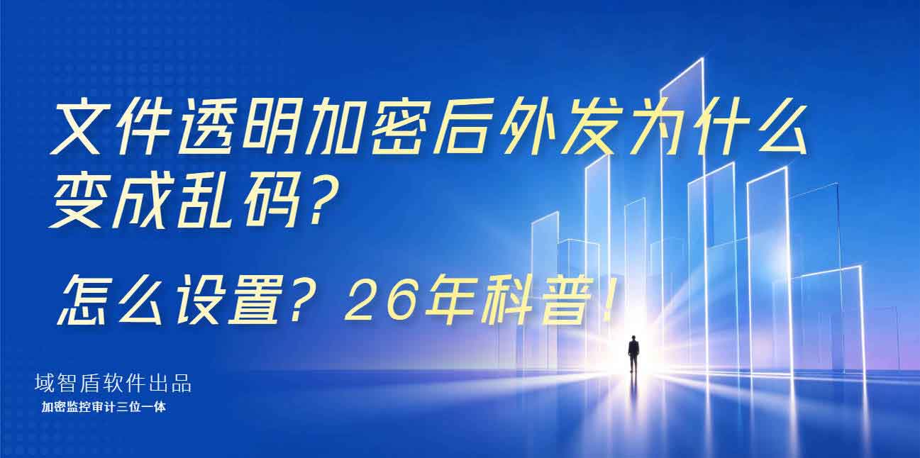 文件透明加密后外发为什么变成乱码？怎么设置？26 年科普！(图1)