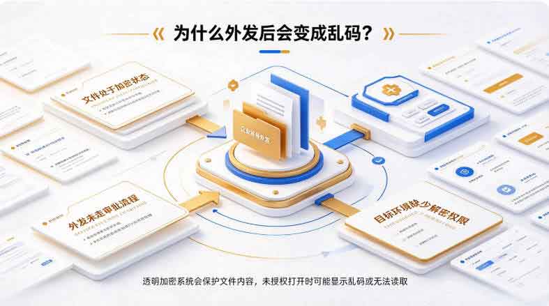 文件透明加密后外发为什么变成乱码？怎么设置？26 年科普！(图2)